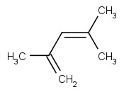 2,4-<span class='lighter'>二甲</span>基-1,3-<span class='lighter'>戊</span><span class='lighter'>二</span>烯