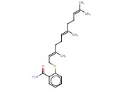 2-(((2E,6E)-3,7,11-TRIMETHYL-2,6,10-DODECATRIEN-1-YL)THIO)-BENZAMIDE