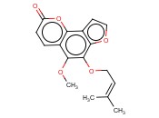 5-METHOXY-6-(3-METHYL-BUT-2-ENYLOXY)-FURO[2,3-H]CHROMEN-2-ONE
