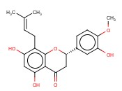 5,7,3'-TRIHYDROXY-4'-METHOXY-8-PRENYLFLAVANONE