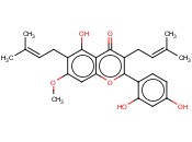 2',4',5-<span class='lighter'>三</span>羟基-7-甲氧基-6-(3-<span class='lighter'>甲基</span>-1-丁烯<span class='lighter'>基</span>)-3-(3-<span class='lighter'>甲基</span>-2-丁烯<span class='lighter'>基</span>)黄酮