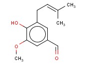 4-HYDROXY-3-METHOXY-5-(3-METHYL-BUT-2-ENYL)-BENZALDEHYDE