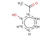 2'-HYDROXYACETOPHENONE, [RING-14C(U)]-