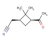 (1S,3S)-3-<span class='lighter'>乙酰</span>基-2,2-二甲基环丁烷<span class='lighter'>乙</span><span class='lighter'>腈</span>