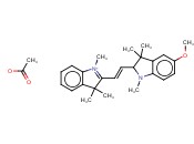 2-[2-(2,3-二氢-5-<span class='lighter'>甲</span><span class='lighter'>氧基</span>-2,3,3-三甲基-1H-<span class='lighter'>吲哚</span>-1-基)乙烯基]-1,3,3-三甲基-3H-<span class='lighter'>吲哚</span>翁乙酸盐