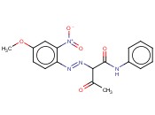2-[(4-<span class='lighter'>甲</span>氧基-2-硝基<span class='lighter'>苯基</span>)偶氮]-3-<span class='lighter'>氧</span>代丁酰苯胺