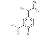 5-(1-AMINO-2-OXOPROPYL)-<span class='lighter'>2-BROMOBENZOIC</span> ACID