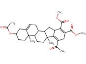 2-<span class='lighter'>ACO</span>-7-AC-4A,6A-DI-ME-INDENO(2,1-A)PHENANTHRENE-DICARBOXYLIC ACID DI-ME ESTER