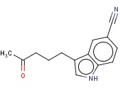 3-(4-OXOPENTYL)-1H-INDOLE-5-CARBONITRILE