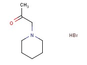 1-PIPERIDIN-1-YL-PROPAN-2-ONE, <span class='lighter'>HYDROBROMIDE</span>