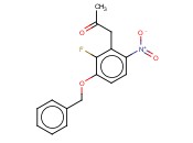 3-乙酰甲基-1-苄氧基-2-<span class='lighter'>氟</span>-4-<span class='lighter'>硝基苯</span>