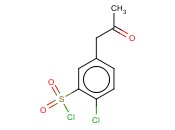 2-CHLORO-5-(2-OXOPROPYL)BENZENE-1-SULFONYL CHLORIDE