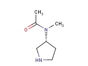 N-METHYL-N-(R)-<span class='lighter'>PYRROLIDIN-3-YL-ACETAMIDE</span>