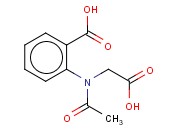 2-[ACETYL(<span class='lighter'>CARBOXYMETHYL</span>)<span class='lighter'>AMINO</span>]-<span class='lighter'>BENZOIC</span> ACID