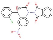 2-(PHTHALIMIDOACETAMIDO)-2'-CHLORO-5-NITROBENZOPHENONE