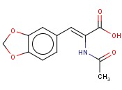 (2Z)-2-(ACETYLAMINO)-3-(1,3-BENZODIOXOL-5-YL)ACRYLIC ACID