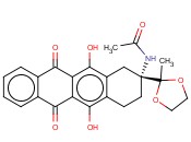 ACETAMIDE,N-[1,2,3,4,6,11-HEXAHYDRO-5,12-DIHYDROXY-2-(2-METHYL-1,3-DIOXOLAN-2-YL)-6,11-DIOXO-2-NAPHTHACENYL]-,(R)-