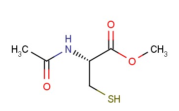 N-乙酰-<span class='lighter'>L-</span><span class='lighter'>半胱氨酸</span>甲<span class='lighter'>酯</span>