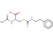 N-<span class='lighter'>ACETYL</span>-S-[N-(2-PHENYLETHYL)THIOCARBAMOYL]-L-CYSTEINE