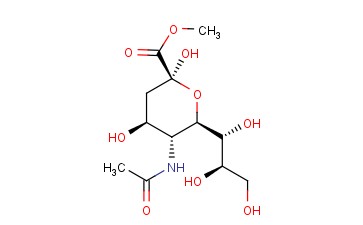 5-乙酰<span class='lighter'>氨基</span>-3,5-二脱氧-β-D-甘油酸-D-半<span class='lighter'>乳</span>-2-吡喃壬酮糖甲酯
