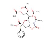 METHYL (PHENYL 5-ACETAMIDO-7,8,9-TRI-O-ACETYL-5-N,4-O-CARBONYL-3,5-DIDEOXY-2-THIO-BETA-D-GLYCERO-D-GALACTO-2-NONULOPYRANOSID)ONATE