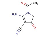1-ACETYL-2-AMINO-4,5-DIHYDRO-4-OXO-1H-PYRROLE-3-CARBONITRILE