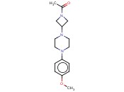 N-乙酰-3-(对<span class='lighter'>甲</span>氧基苯基哌嗪)<span class='lighter'>氮</span><span class='lighter'>杂</span><span class='lighter'>环</span><span class='lighter'>丁烷</span>