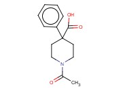 1-ACETYL-4-<span class='lighter'>PHENYLPIPERIDINE</span>-4-CARBOXYLIC ACID