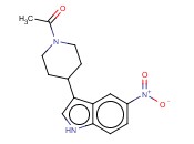 1-[4-(5-硝基-1H-吲哚-3-<span class='lighter'>基</span>)-1-<span class='lighter'>哌啶</span><span class='lighter'>基</span>]乙酮