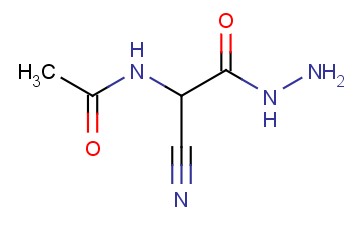 <span class='lighter'>GLYCINE</span>, <span class='lighter'>N-ACETYL-2-CYANO-</span>, <span class='lighter'>HYDRAZIDE</span>