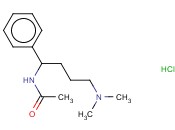 N-[4-(二甲<span class='lighter'>氨基</span>)-1-苯基丁基]<span class='lighter'>乙酰</span>胺盐酸 (1:1)