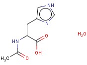 N-乙酰基-DL-组氨酸<span class='lighter'>一</span>水合物