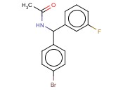 N-[(4-BROMOPHENYL)(3-FLUOROPHENYL)METHYL]ACETAMIDE
