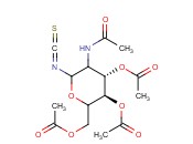 ACETIC ACID 3-<span class='lighter'>ACO-2-ACO</span>-ME-5-ACETYLAMINO-6-ISOTHIOCYANATO-4H-PYRAN-4-YL ESTER