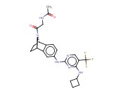 N-[2-[6-[[4-(CYCLOBUTYLAMINO)-5-(TRIFLUOROMETHYL)-2-PYRIMIDINYL]AMINO]-1,2,3,4-TETRAHYDRONAPHTHALEN-1,4-IMIN-9-YL]-2-OXOETHYL]ACETAMIDE