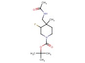 TERT-BUTYL 4-(ACETAMIDOMETHYL)-3-FLUORO-4-METHYLPIPERIDINE-1-CARBOXYLATE