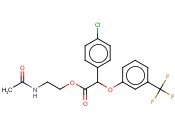 4-氯-alpha-[3-(三氟甲基)苯氧基]<span class='lighter'>苯乙</span>酸 2-(<span class='lighter'>乙酰</span>基氨基)<span class='lighter'>乙</span>酯