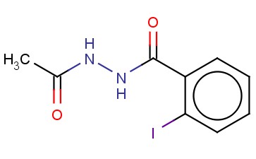 N'-<span class='lighter'>ACETYL</span>-2-IODOBENZOHYDRAZIDE