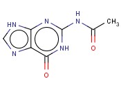 2-<span class='lighter'>乙酰</span><span class='lighter'>氨基</span>-6-羟基嘌呤
