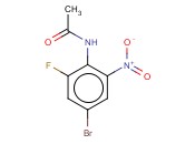 2-ACETAMIDO-5-BROMO-3-FLUORONITROBENZENE