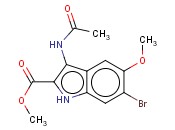 METHYL 3-ACETAMIDO-6-BROMO-5-METHOXY-1H-INDOLE-2-CARBOXYLATE