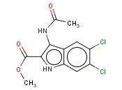 METHYL 3-ACETAMIDO-5,6-DICHLORO-1H-INDOLE-2-CARBOXYLATE