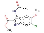 METHYL 3-ACETAMIDO-6-CHLORO-5-METHOXY-1H-INDOLE-2-CARBOXYLATE