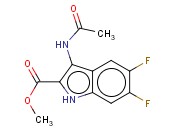 METHYL 3-ACETAMIDO-5,6-DIFLUORO-1H-INDOLE-2-CARBOXYLATE
