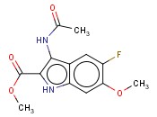 METHYL 3-ACETAMIDO-5-FLUORO-6-METHOXY-1H-INDOLE-2-CARBOXYLATE