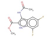 METHYL 3-ACETAMIDO-5,7-DIFLUORO-1H-INDOLE-2-CARBOXYLATE
