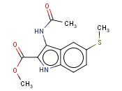 METHYL 3-ACETAMIDO-5-(METHYLTHIO)-1H-INDOLE-2-CARBOXYLATE