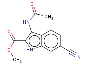 METHYL 3-ACETAMIDO-6-CYANO-1H-INDOLE-2-CARBOXYLATE