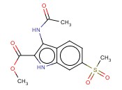 METHYL 3-ACETAMIDO-6-(METHYLSULFONYL)-1H-INDOLE-2-CARBOXYLATE