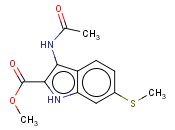 METHYL 3-ACETAMIDO-6-(METHYLTHIO)-1H-INDOLE-2-CARBOXYLATE